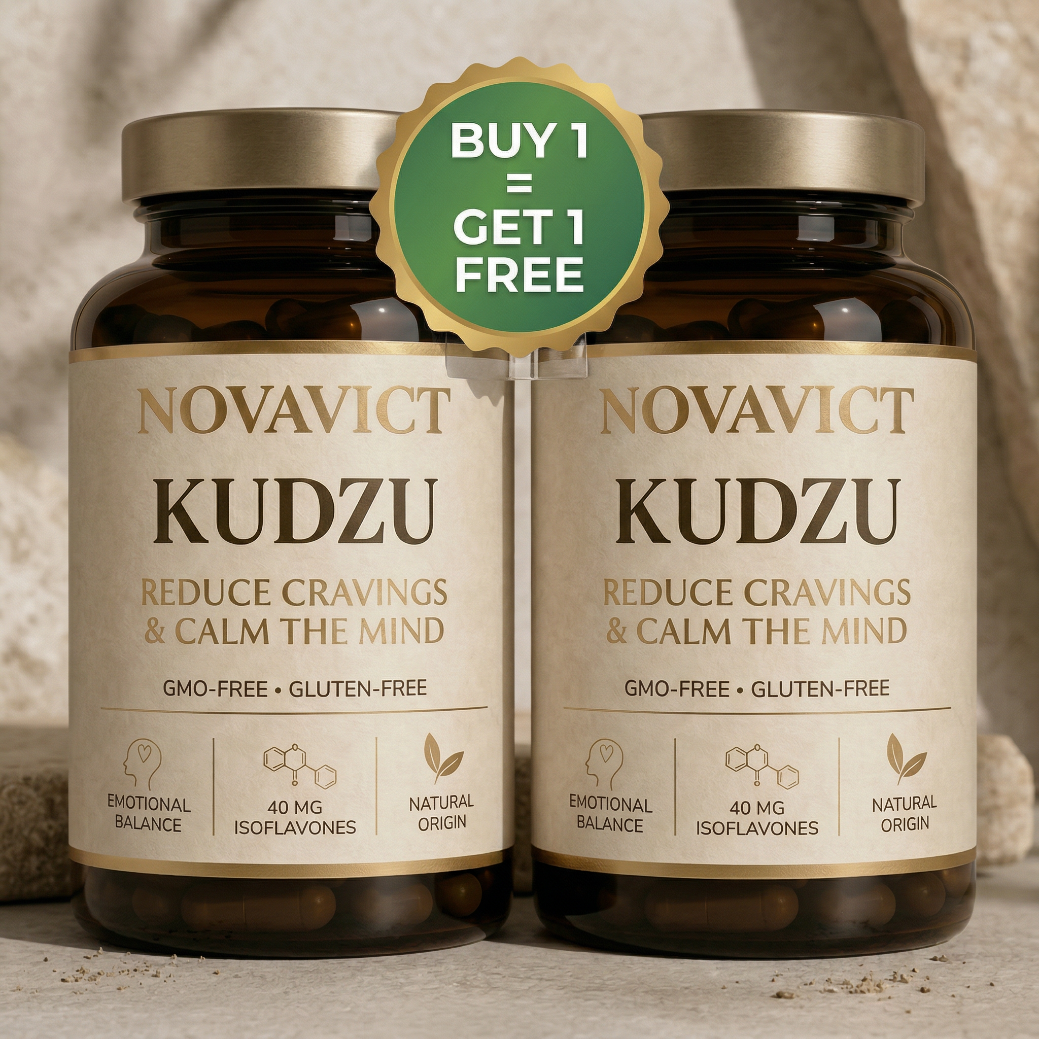 Kudzu - 40 mg of Isoflavones - 100% Natural