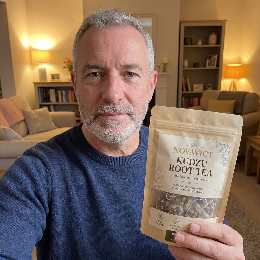 Novavict customer with NOVAVICT Kudzu Root Tea