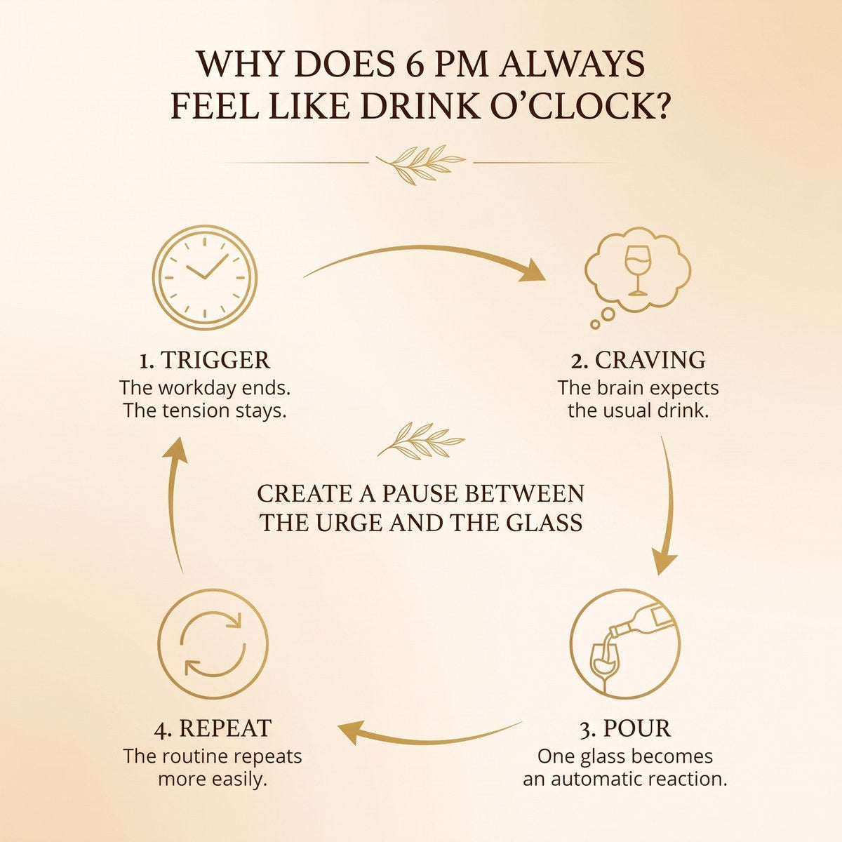 Why 6 pm always feels like drink o’clock — the evening loop