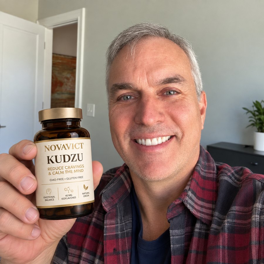 Novavict customer with Kudzu capsules