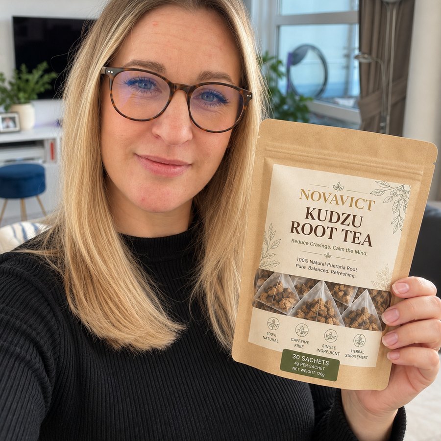 Novavict customer with NOVAVICT Kudzu Root Tea